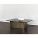 Amadeus 43.25 X 37.5 inch Grey / Antique Brass Coffee Table